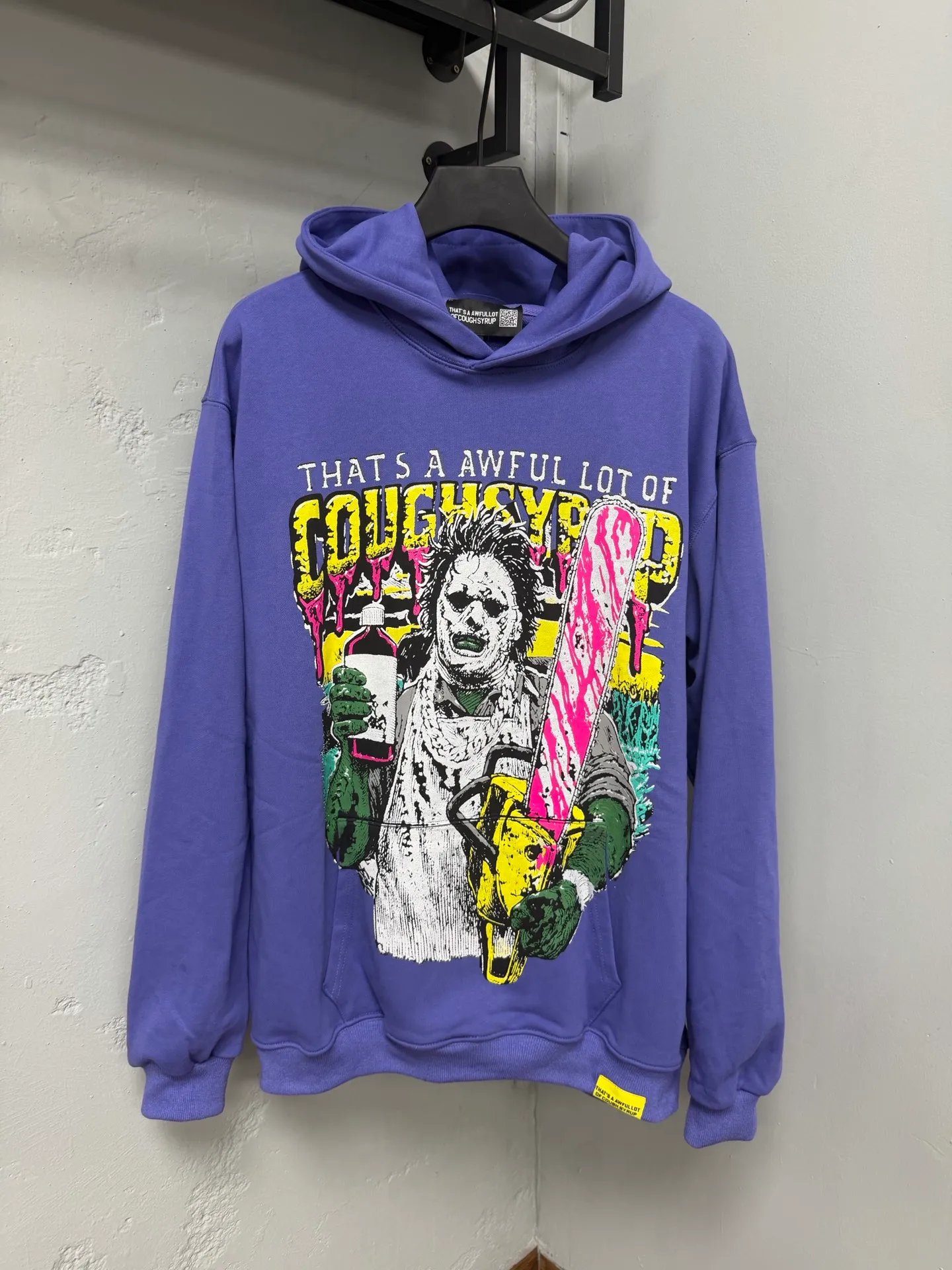 C 328# / Black P 112 THAT'S A AWFUL LOT OF COUGH SYRUP In Stock Same Style. （fabric):420 100 Sizes（size）：S-M- L- X L （colour）： / Black 👉